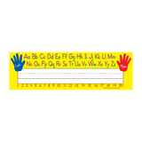 Teacher Created Resources Name Plates, 3 1/2in x 11 1/2in, Left/Right Alphabet , Pre-K To Grade 8, 36 Plates Per Pack, Set Of 5 Packs