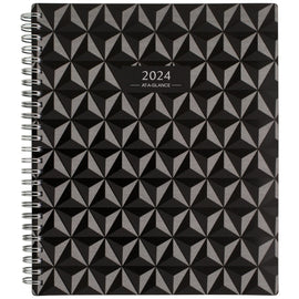 2024-2025 AT-A-GLANCE Elevation Block Format Weekly/Monthly Planner, 7in x 8-3/4in, Black, January 2024 To January 2025, 75951P05