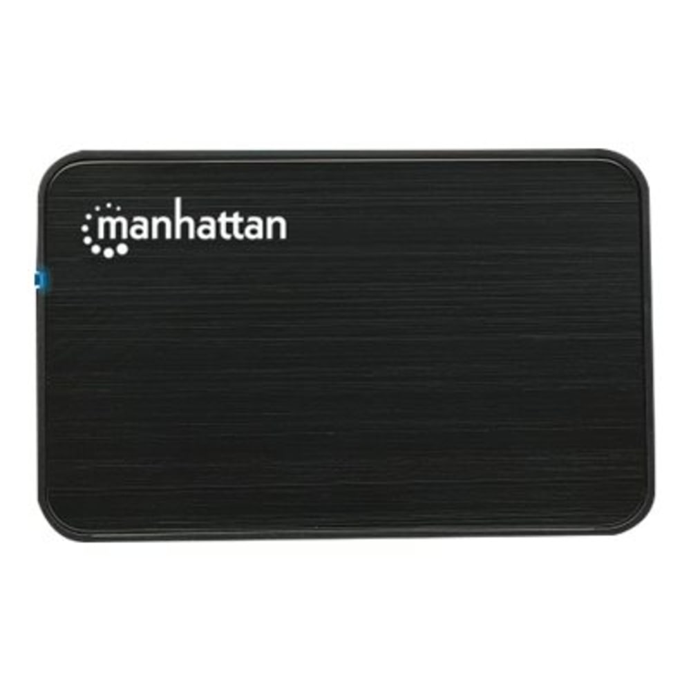 Manhattan Hi-Speed USB, SATA, 2.5in Drive Enclosure, Black