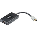 Tripp Lite HDMI Over Cat6 Passive Remote Receiver w/ PoC 4K @ 60Hz 50ft, HDR, TAA - 1 Input Device - 164.04 ft Range - 1 x Network (RJ-45) - 1 x USB - 1 x HDMI In - 4K - 3840 x 2160 - Twisted Pair - Category 6 - TAA Compliant