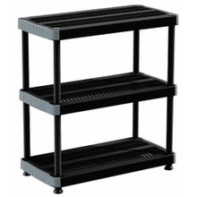 Load image into Gallery viewer, Rimax Heavy Duty Resin Shelving, 3-Tier, Black