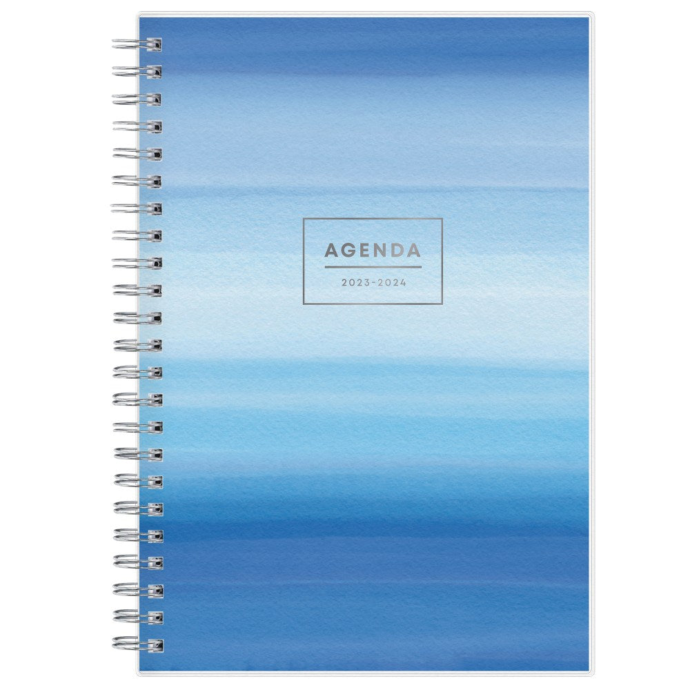 2023-2024 Blue Sky Chanson Frosted Polypropylene Weekly/Monthly Academic Planner, 5in x 8in, July 2023 to June 2024, 128694-A