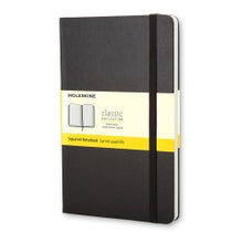 Load image into Gallery viewer, Moleskine Classic Hard Cover Notebook, 5in x 8-1/4in, Squared, 240 Pages, Black