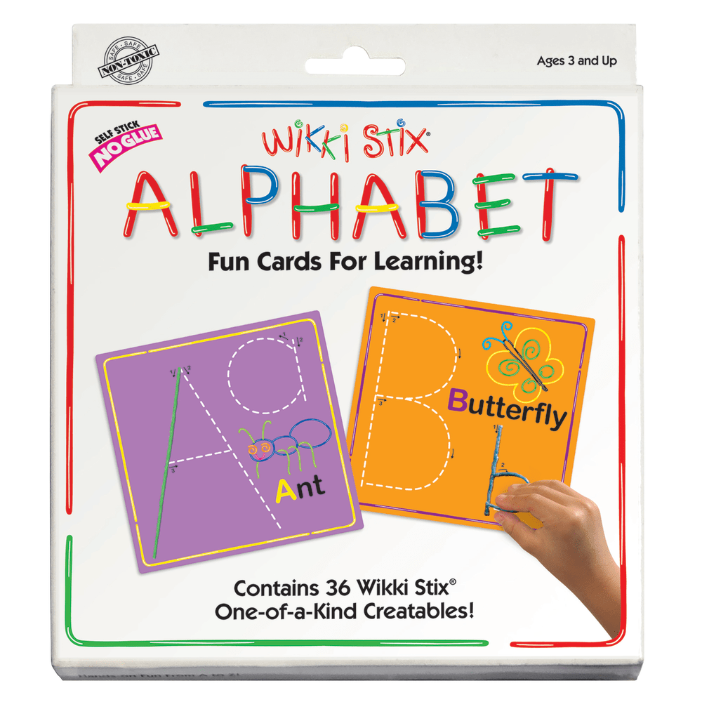 Wikki Stix Alphabet Card Set