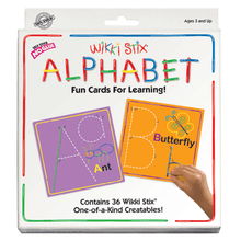 Load image into Gallery viewer, Wikki Stix Alphabet Card Set