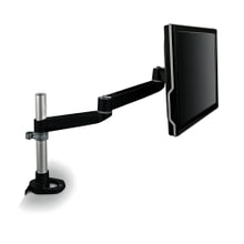 Load image into Gallery viewer, 3M MA140MB Dual-Swivel Monitor Arm, Desk Mount, Black