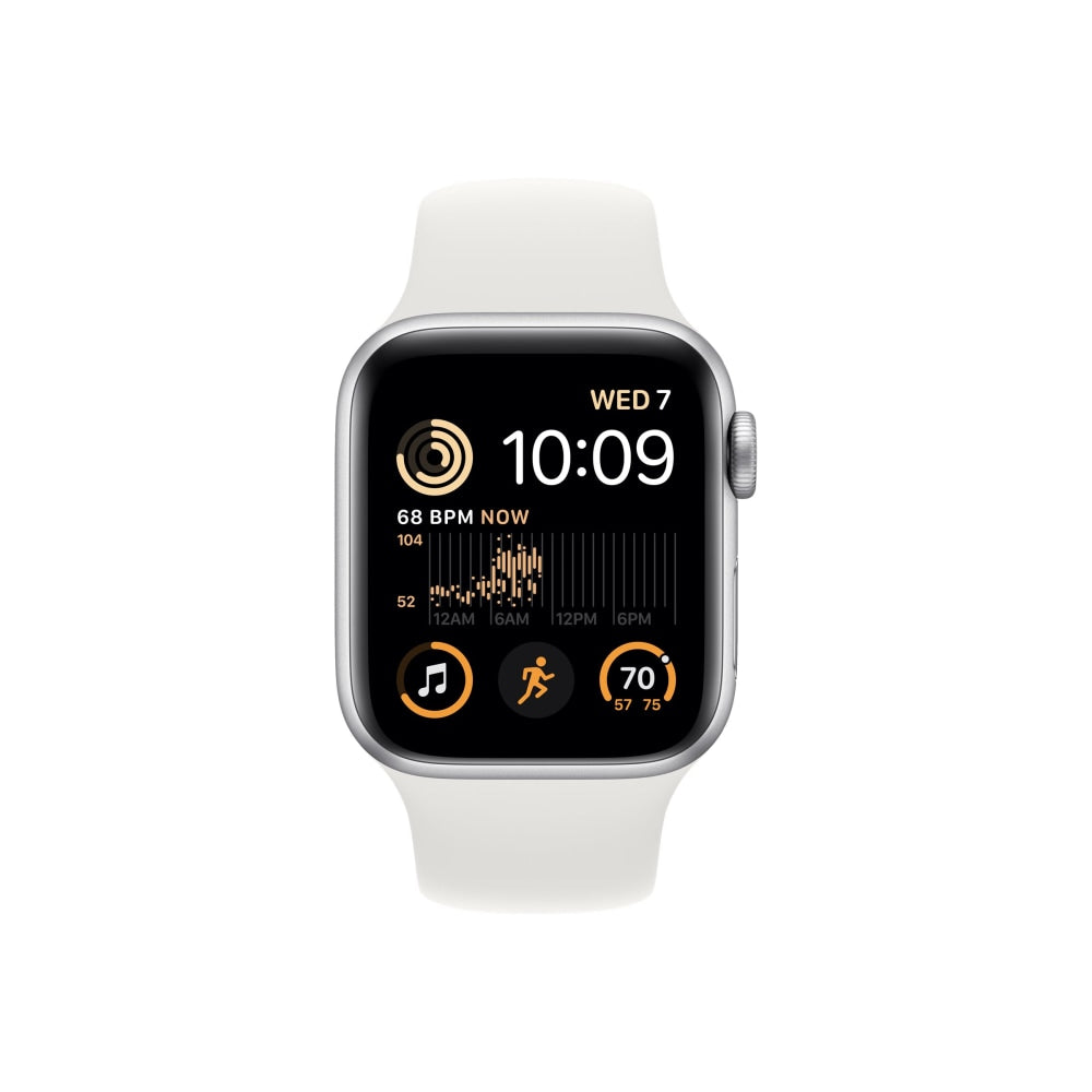 Apple SE Smart Watch, 32 GB, 1.57in x 1.34in, White