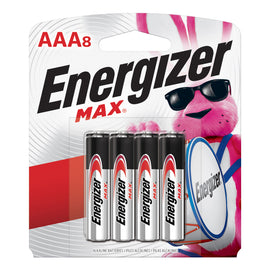 Energizer Max AAA Alkaline Batteries, Pack Of 8