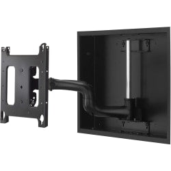 Chief 22in In-Wall Monitor Arm Displays Mount - For Displays 37-55in - Black - 125 lb - Black