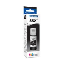 Epson 552 Claria ET Premium Photo Black High-Yield Ink Bottle, T552120-S