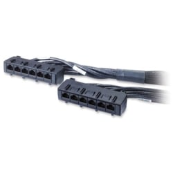 APC Cat.6 UTP CMR Data Distribution Cable - RJ-45 Female - RJ-45 Female - 29ft - Black