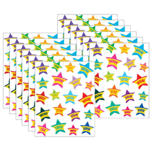 Load image into Gallery viewer, Teacher Created Resources Stickers, Star Rewards, 120 Stickers Per Pack, Set Of 12 Packs