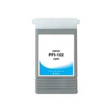 Load image into Gallery viewer, Clover Imaging Group Wide Format - 130 ml - cyan - compatible - box - ink cartridge (alternative for: Canon 0896B001AA, Canon PFI-102C) - for Canon imagePROGRAF iPF510, iPF605, iPF650, iPF655, iPF720, iPF750, iPF755, iPF760, iPF765