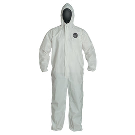 DuPont ProShield NexGen Coveralls With Attached Hood, 4XL, White, Pack Of 25