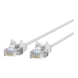 Belkin CAT6 Slim Gigabit Snagless UTP Ethernet Cable - 10 ft Category 6 Network Cable for Network Device, Notebook, Desktop Computer, Modem, Router, Wall Outlet - First End: 1 x RJ-45 Network - Male - Second End: 1 x RJ-45 Network - Male - 1 Gbit/s