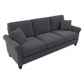 Bush Furniture Coventry 85inW Sofa, Dark Gray, Standard Delivery