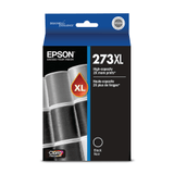 Epson 273XL Claria Black High-Yield Ink Cartridge, T273XL020-S