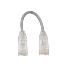 Load image into Gallery viewer, Tripp Lite Cat6 UTP Patch Cable (RJ45) - M/M, Gigabit, Snagless, Molded, Slim, Gray, 8 in. - First End: 1 x RJ-45 Male Network - Second End: 1 x RJ-45 Male Network - 1 Gbit/s - Patch Cable - Gold Plated Contact - 28 AWG - Gray