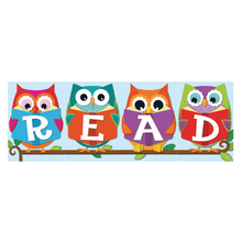Load image into Gallery viewer, Carson-Dellosa Bulletin Board Set, &quot;Whooo&quot; Loves Reading?, Grades Pre-K - 5