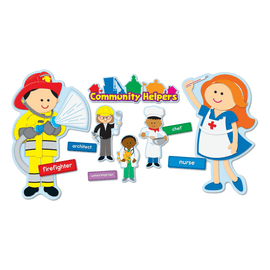 Carson-Dellosa Community Helpers Bulletin Board Set, Grades Pre-K To 2