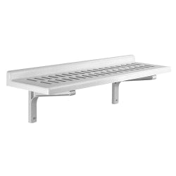 Cambro Camshelving 14in x 48in Wall Shelving, Speckled Gray