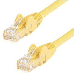 StarTech.com 6in Cat6 Ethernet Cable, Shielded Patch Cable, Yellow