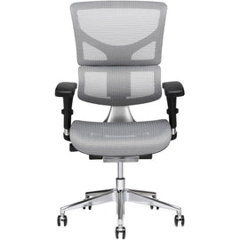 X-Chair X2 Ergonomic Mesh High-Back Task Chair, White