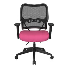 Load image into Gallery viewer, Space Seating Deluxe Ergonomic Mesh Mid-Back Office Chair, Pink/Black