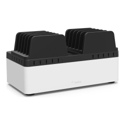 Belkin Store and Charge Go with fixed dividers - Charging station - 120 Watt - output connectors: 10