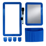 Inkology 8-Piece Magnetic Locker Set, Blue