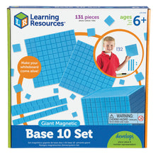 Load image into Gallery viewer, Learning Resources Giant Magnetic Base Ten Set - Skill Learning: Visual Interpretation - 6-8 Year - 121 Pieces