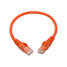 Load image into Gallery viewer, Tripp Lite Cat6 Gigabit Snagless Molded Ethernet Cable, 1ft, Orange
