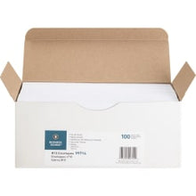 Load image into Gallery viewer, Business Source No. 10 Peel-to-seal Security Envelopes - Business - #10 - 4 1/8in Width x 9 1/2in Length - 24 lb - Peel &amp; Seal - Wove - 100 / Box - White