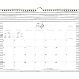 2023-2024 Leah Bisch for Cambridge Academic Monthly Wall Calendar, 15in x 12in, Stripe, July 2023 to June 2024, LB20-707A