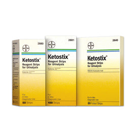 Bayer Ketostix Reagent Strips, Pack Of 100