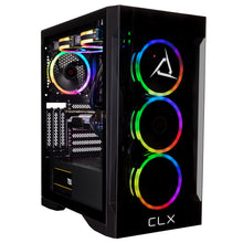 Load image into Gallery viewer, CLX SET Gaming Desktop PC, AMD Ryzen 9, 32GB Memory, 500GB Solid State Drive/4TB Hard Drive, Windows 11
