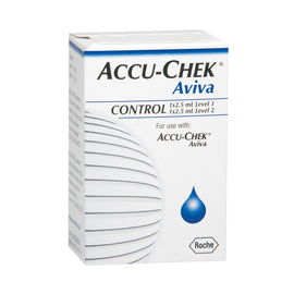ACCU-CHEK Aviva 2 Level Glucose Control Solution, High-Low, 2.5 mL
