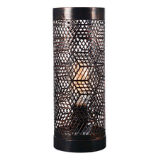 Load image into Gallery viewer, Kenroy Home Rubik Uplight Accent Lamp, 12inH, Copper Bronze