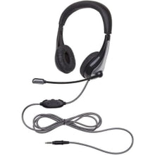 Load image into Gallery viewer, Califone 1025MT NeoTech Plus Headset, Mic, 3.5mm stereo plug with CaliTuff Braided Cord - Black