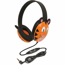 Load image into Gallery viewer, Califone Kids Stereo PC Headphones, Tiger Design