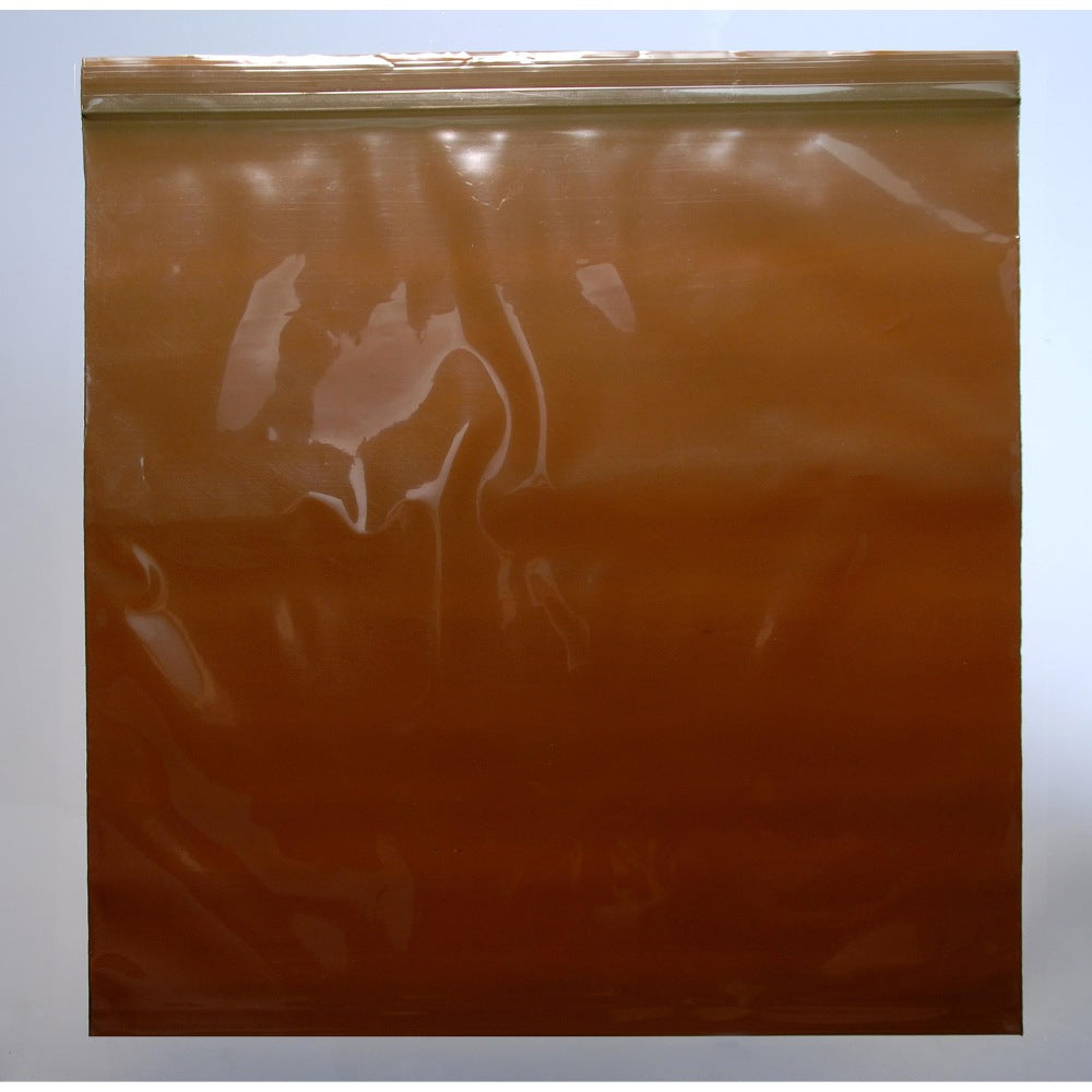 Elkay Plastics Zipper Lock Bags, 3mil, Amber, 6in x 8in, Box Of 1,000
