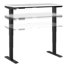 Load image into Gallery viewer, Bush Business Furniture Move 40 Series Electric 48inW x 24inD Electric Height-Adjustable Standing Desk, White/Black, Standard Delivery