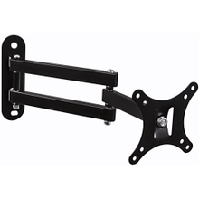 Load image into Gallery viewer, Mount-It! Monitor Wall-Mount Arm, 4inH x 18inW x 4inD, Black