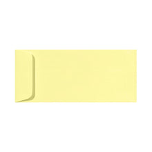 Load image into Gallery viewer, LUX Open-End Envelopes, #10, Peel &amp; Press Closure, Lemonade Yellow, Pack Of 50