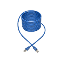 Load image into Gallery viewer, Tripp Lite Cat6a Snagless Shielded STP Patch Cable 10G, PoE, Blue M/M 25ft - 1 x RJ-45 Male Network - 1 x RJ-45 Male Network - Shielding - Blue