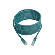 Load image into Gallery viewer, Tripp Lite 15ft Cat6 Gigabit Molded Patch Cable RJ45 M/M 550MHz 24AWG Green - 128 MB/s - Patch Cable - 15 ft - 1 x RJ-45 Male Network - 1 x RJ-45 Male Network - Gold-plated Contacts - Green