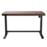 Koble Juno 24inW Adjustable Standing Computer Desk, Walnut