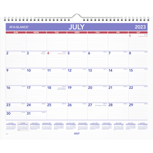 Load image into Gallery viewer, 2023-2024 AT-A-GLANCE Academic Monthly Wall Calendar, 15in x 12in, July 2023 to June 2024, AY828