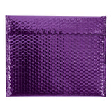 Office Depot Brand Glamour Bubble Mailers, 11inH x 13-3/4inW x 3/16inD, Purple, Case Of 48 Mailers