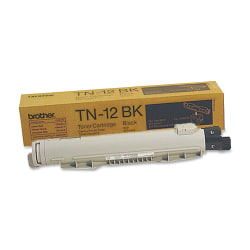 Brother TN-12 Black Toner Cartridge, TN-12BK